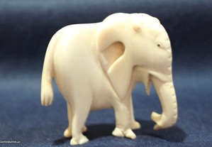 Pequeno Elefante em Marfim Africano 6 A cm