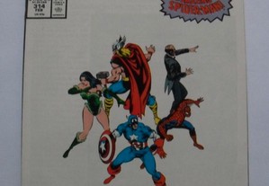 The Avengers 314 Marvel Comics 1990 BD original em língua inglesa Amazing Spider-Man