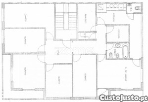 Apartamento Em S. Vitor T5+1