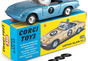Lotus Elan S2 - Corgi Toys 318 - esc.aprox.1/43 - Novo