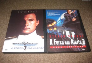 DVDs"A Força em Alerta 1 e 2" Steven Seagal/Raros!