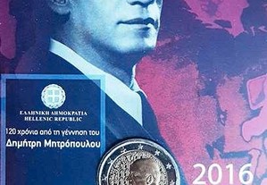 Grécia - moedas em Coincards 2 Euros comemorativas - AM