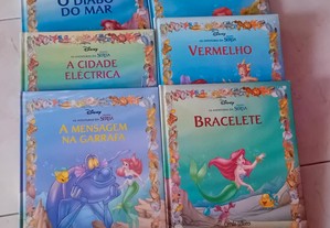 As aventuras da Pequena sereia "novos" Coleção de 6 volumes Círculo de Leitores