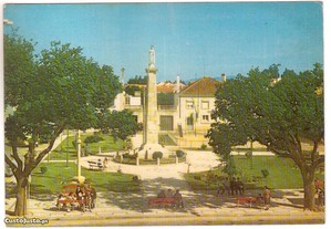 Postal de Alcains - Largo de Santo António