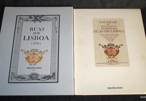 Livro Ruas de Lisboa Edições Inapa + 4 estampas