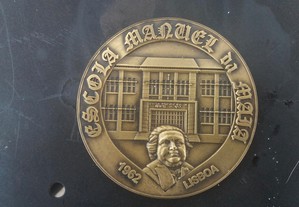 Medalha Bronze Escola Marquez da Maia c/ caixa