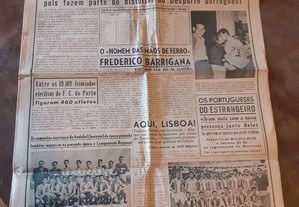 Jornal 1953 Futebol Clube do Porto raro