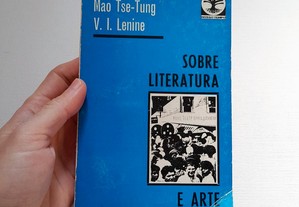 Livro Sobre literatura e arte Mao Tse-Tung e V I Lenine