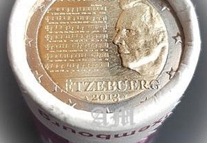 LUXEMBURGO - 2 euros Rolo de moedas Hino Nacional - AM