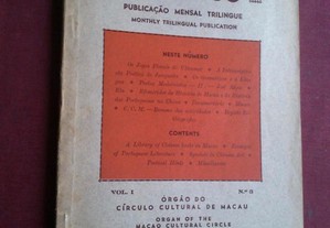 Mosaico-Vol. I,N.º 3-Publicação Mensal Trilingue-Macau-1950