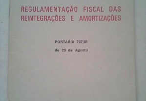 Regulamentação Fiscal das Reintegrações e Amortizações