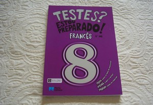 Livros Novos "Testes? Estou Preparado!" / Francês / 8º e 9.º anos / Portes Grátis