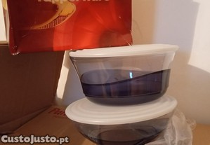 Pack caixa brancas 2,3 ml tupperware "novas na caixas"