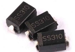 diodo, SS310, 3A, 100V Schottky, DO-214AB (SMC)