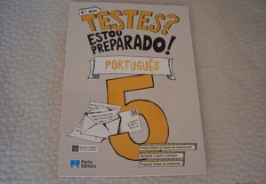 Livros Novos "Testes? Estou Preparado!" / Português / 5º e 6.º anos / Portes Grátis