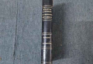Sociedade Geografia De Lisboa-Catálogos e Índices-1889/90/91