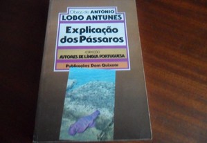 "Explicação dos Pássaros" de António Lobo Antunes - 8ª Edição de 1986