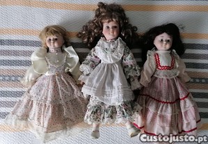 Três Bonecas de Porcelana