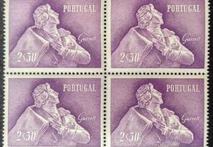 Quadra selos novos de 2$30 - Almeida Garrett-1957