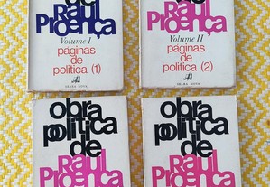 OBRA POLÍTICA DE RAUL PROENÇA Páginas de política Edições do Cinquentenário 1921/1971