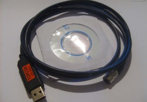 Cabo transferência USB - 6-pin TOPCON/SOKKIA para