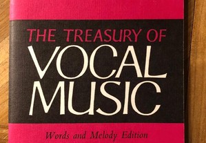 Livro "The treasury of vocal music book 1"