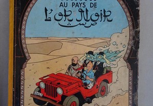 Livro - Livro - Les aventures de Tintin - Tintin au Pays de L'Or Noir - Casterman 1950