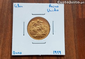 Moeda 1 Libra 1919 Reino Unido