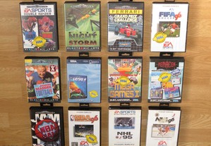 Mega Drive 28J: Aws, Lotus, NHL, Pac, PGA, Rolo+