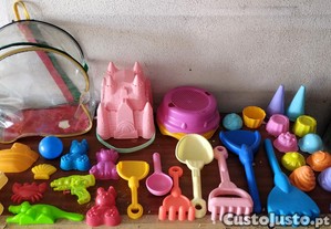 Lote 34 Brinquedos Praia Mochila Criana