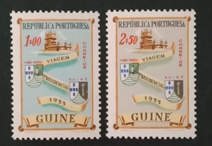 Selo da Guiné viagem presidencial 1955.
