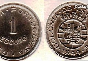 Cabo Verde - 1 Escudo 1949 - bela/soberba-Rara