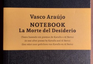 Livro - Notebook - La Muerte del Desiderio - Vasco Araújo