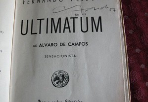 Fernando Pessoa. Ultimatum de Álvaro de Campos.