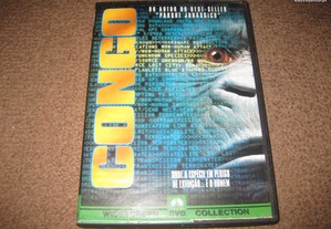 DVD "Congo" baseado no livro de Michael Crichton/Raro!