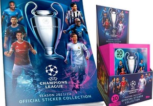Cromos Topps "Champions League 21/22" (ler descrição)