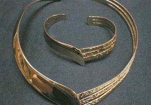 Gargantilha17-25cm+pulseira17cm metal B1033.41(1)