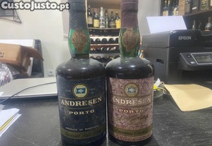 2 garrafas de Porto Andressen