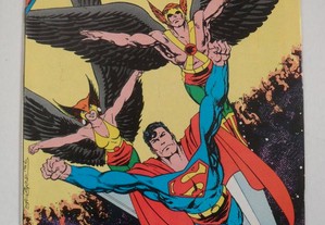 Action Comics 588 Superman Hawkman Byrne Giordano BD DC Comics banda desenhada