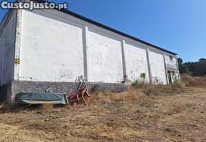 Armazém com terreno em aveiras de cima