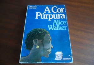 "A Cor Púrpura" de Alice Walker - 1ª Edição de 1986