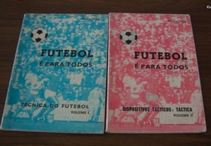O Futebol é para todos de Rui Silva 2 volumes