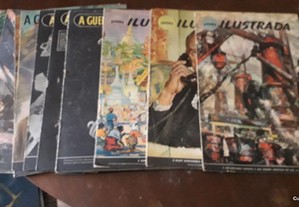 Revistas A Guerra Ilustrada 1943 - 44 Raras