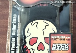 Correia Guitarra Baixo Fender Nova Caveira Skull
