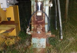 Maquinas Calçada Prensa Hidraulica De Partir Pedra Granito Calcário Cubos Mosaico Perpiano Cubeta Ou lancil Amarelo Cinza Preto