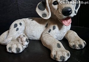 Cachorro Dalmata em resina Castagna Italy 1988