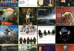48 CDs - METAL - Muito Bom Estado