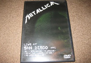 DVD dos Metallica "Live At San Diego"