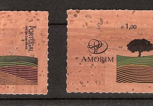 2 selos CORTIÇA Normal + RARO Corporativo AMORIM