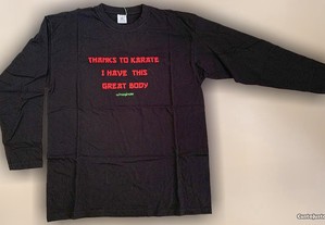T-Shirt de Adulto Unissexo, Preto, Nova/Exclusiva/Única